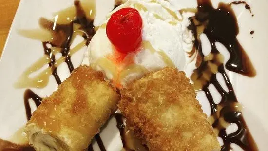 Fried Banana & Ice Cream