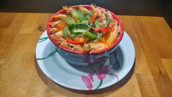 Caldo de camarón 