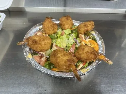 7-Fried Shrimp Salad
