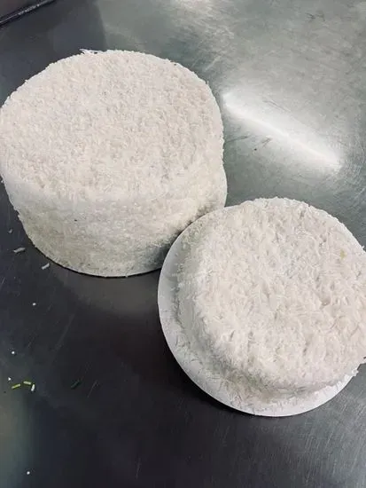 6" coconut cakes