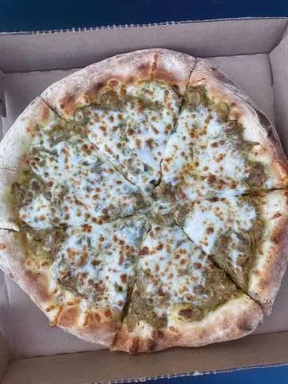 2 Large Chile Verde Pizzas 