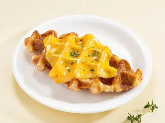 Cheddar Cheese Croffle