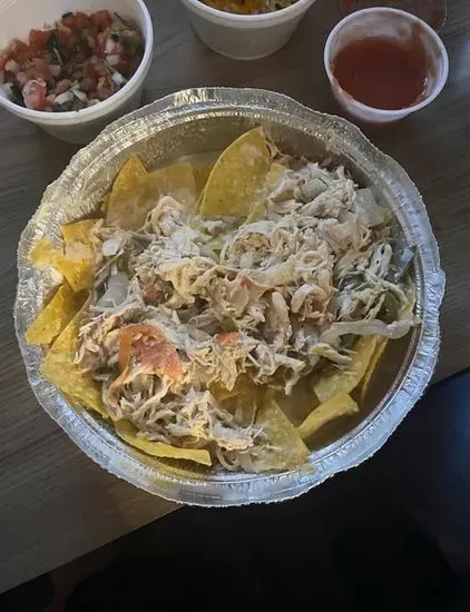 Nachos with Chicken & Beef