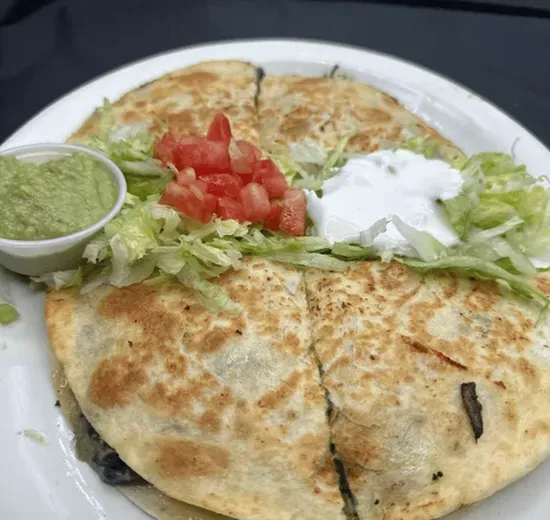 Black Bean and Spinach Quesadilla