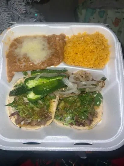 2 Taco Plate