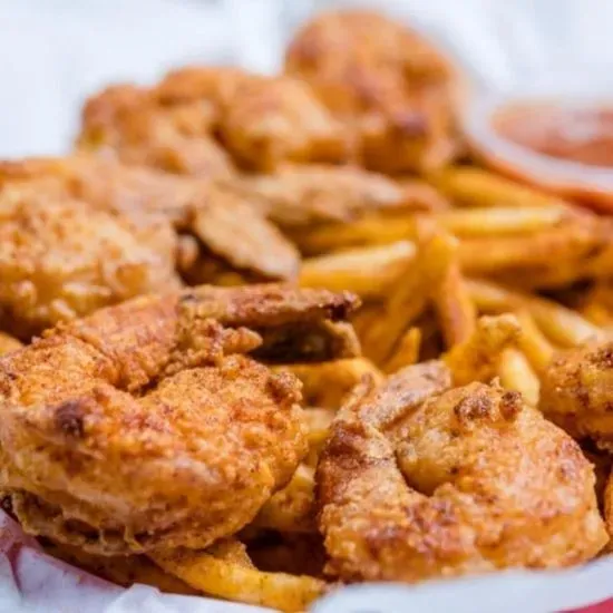 Fried Shrimp n’ Fries (6 pieces)