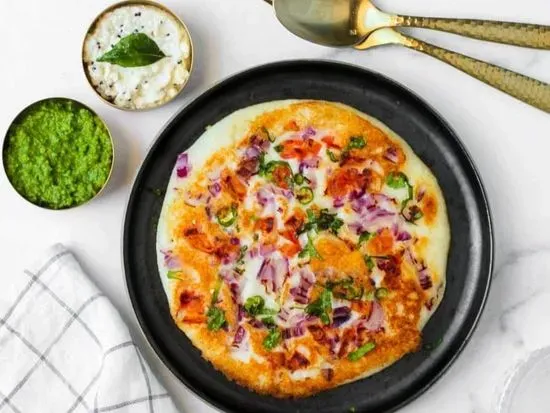 Cheese Chili Onion Uthappam