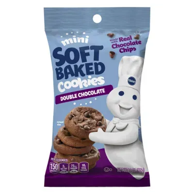 Pillsbury Soft Baked Double Chocolate Cookies 3oz