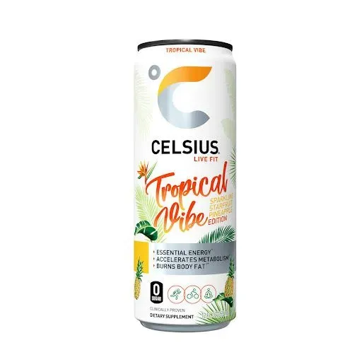 Celsius Sparlking Tropical Vibe (12 Oz)