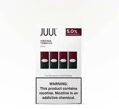 Juul Cart Virg Tobacco 4Pk 5Mg
