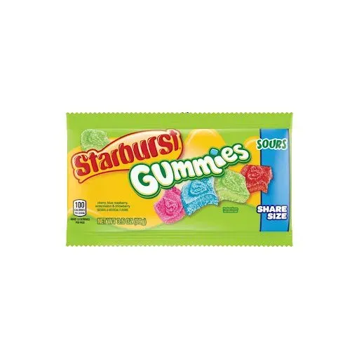 Starburst Gummies Sour Share Size 3.5oz