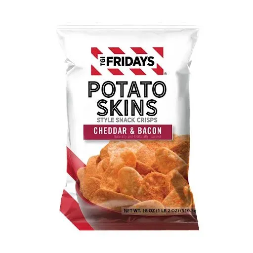 TGIF Bacon & Cheddar Potato Skin Chips 3oz