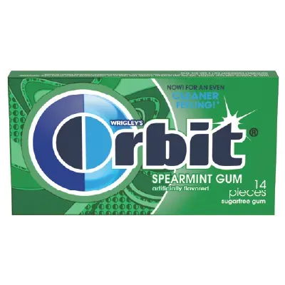 Orbit Gum Spearmint Sugar Free 14pc
