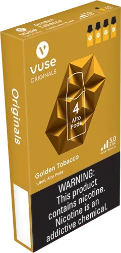 Vuse Alto Cart Golden 5 Pt 4Pk