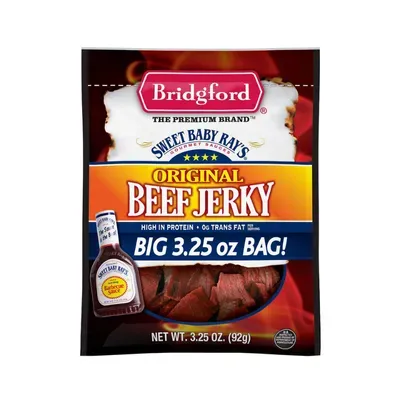 Sweet Baby Rays Beef Jerky Original Bag 3.25oz