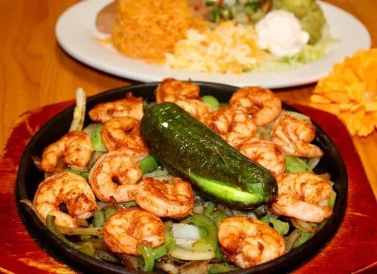 Fajitas Shrimp Fajitas for 1