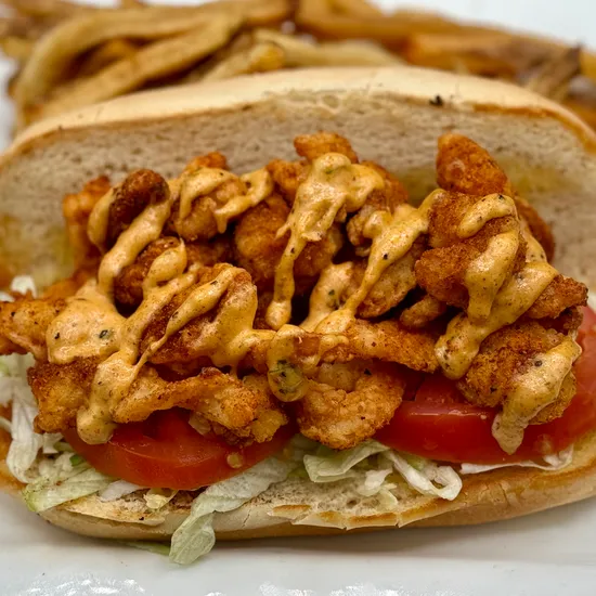 Cajun Shrimp Po' Boy Sandwich