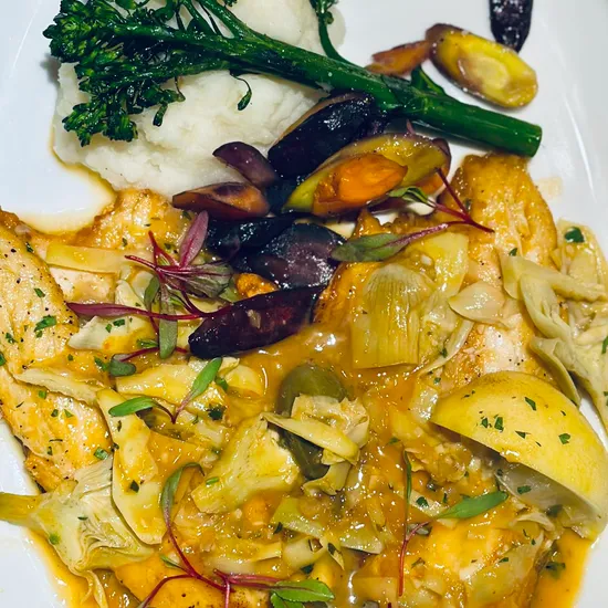 BRANZINO PICCATA LIMONE e CARCIOFI