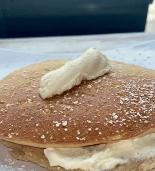 Ricotta Cheese Pancakes (2 large)