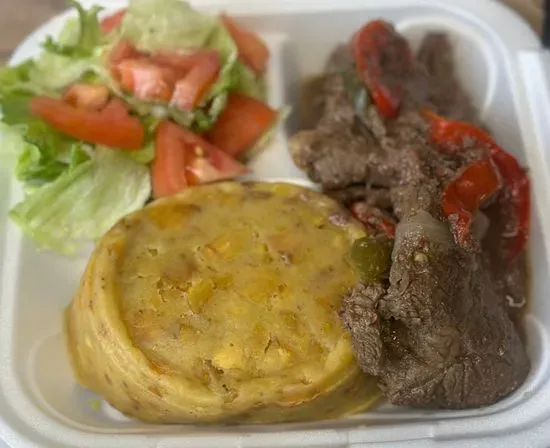 Mofongo de Bistec / Steak Mofongo