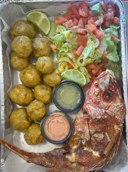 Mofongo de Pescado / Fish Mofongo