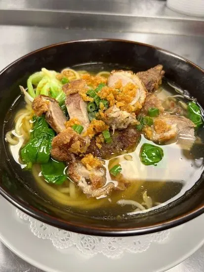 Crispy Duck Noodle Soup