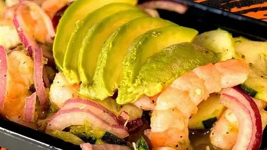 Ceviche de Camarón cocido