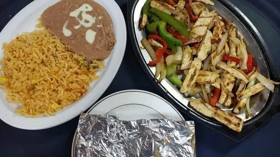 Fajitas de Pollo (Chicken fajitas)