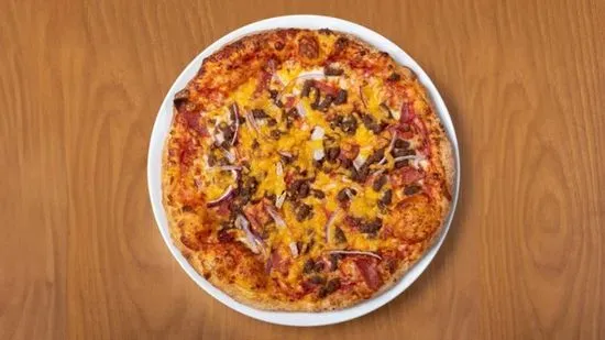 16" Turkey Bacon Cheeseburger