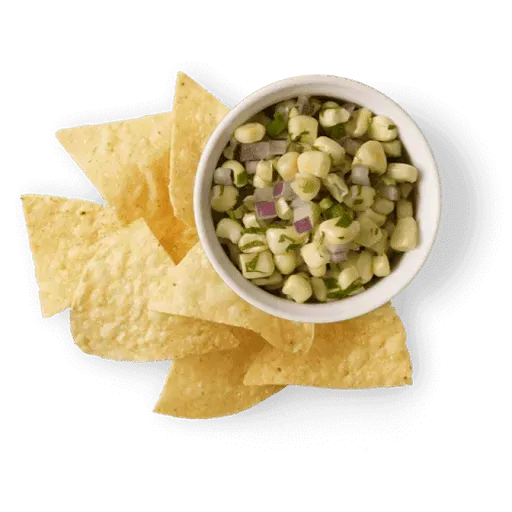 Chips & Roasted Chili-Corn Salsa