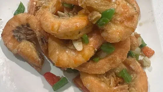 F6. Salt Pepper Prawns / F6. 椒盐大虾