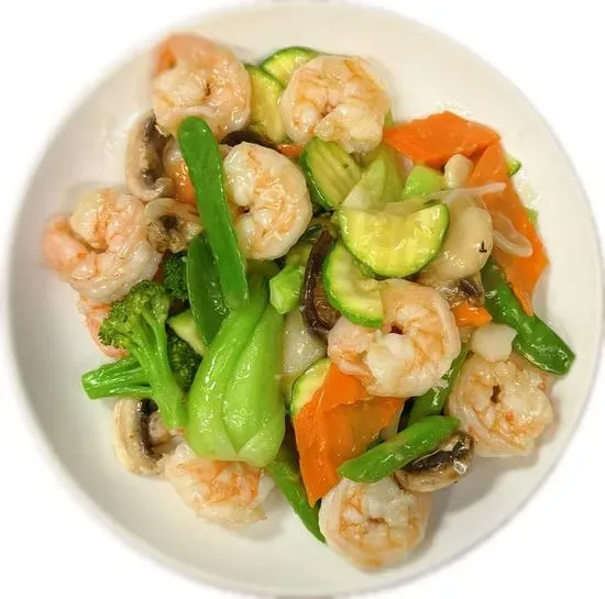 Prawns with Deluxe Vegetables