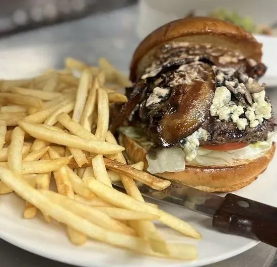 The Blue Cheese Bacon Burger