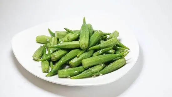 K3. Sauteed Okra with Minced Garlic 