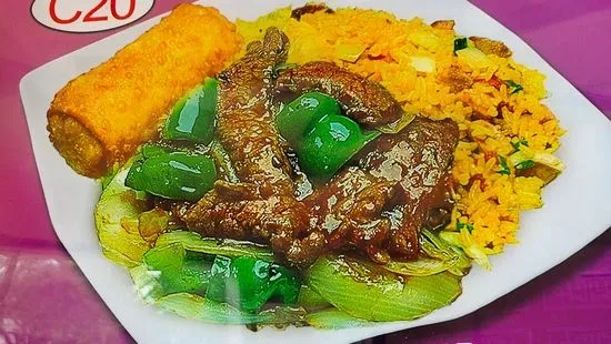 C20. . Pepper Steak with Onion