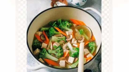 21. . Tofu and Vegetable Soup