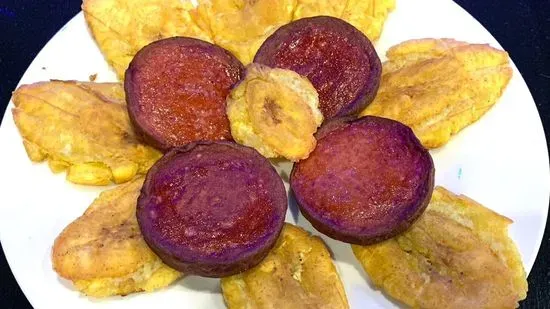 Salami y Queso  con tostones