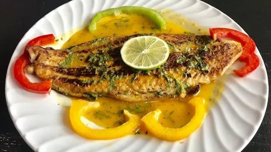 Salmon en salsa Al limon