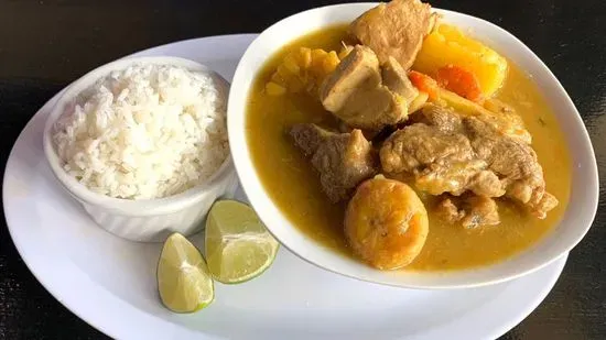 Sancocho con arroz blanco (Sáb-Dom)y Lunes