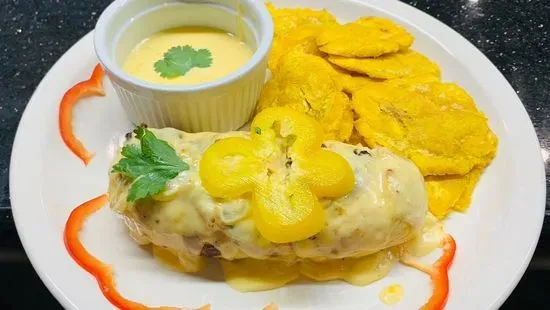 Pechuga Rellena con Vegetales y Queso