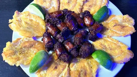 Longaniza con tostones