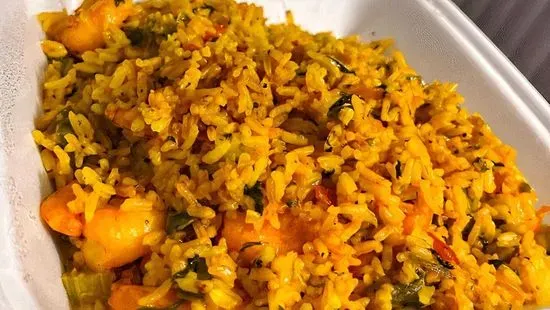 Arroz con Camarones / Rice with shrimp 