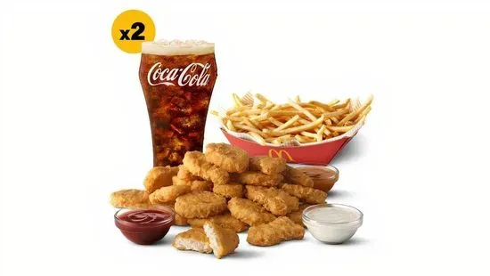 20 pc. McNugget® with Basket of Fries & Drink