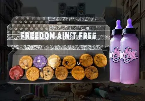 Smash N Sip (12 Fun-Sized Cookies + 2 Baby Bottle Dranks)