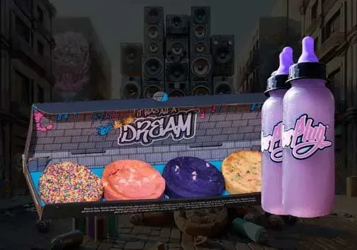 Bump N Bottles (4 Cookies + 2 Baby Bottle Dranks)