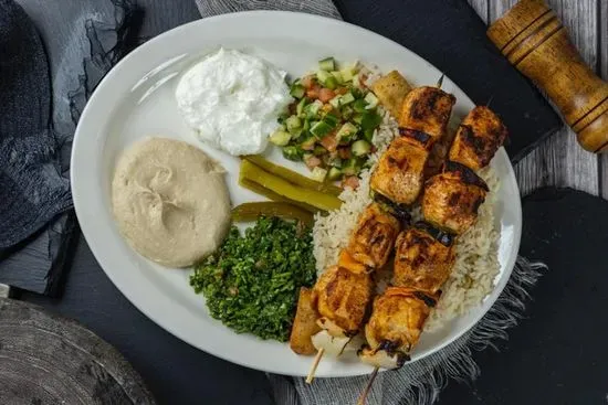 Chicken Kabob Plate