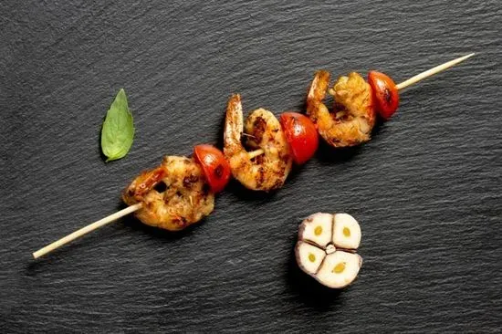 SHRIMP ON SKEWERS