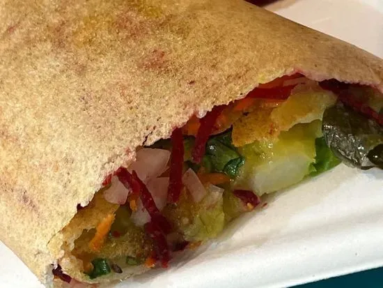 Kanchipuram Vegetable Masala Dosa