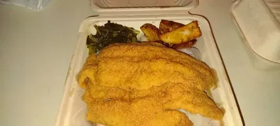 2pc Catfish Dinner