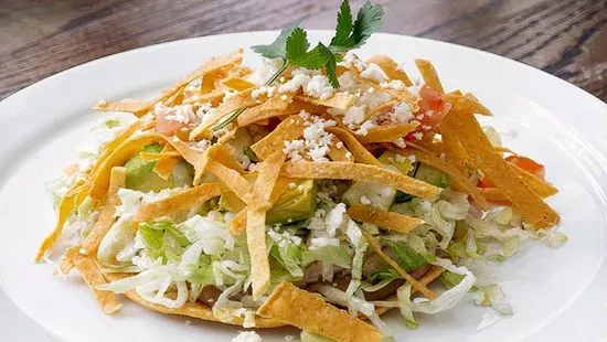 Tostada Poblano